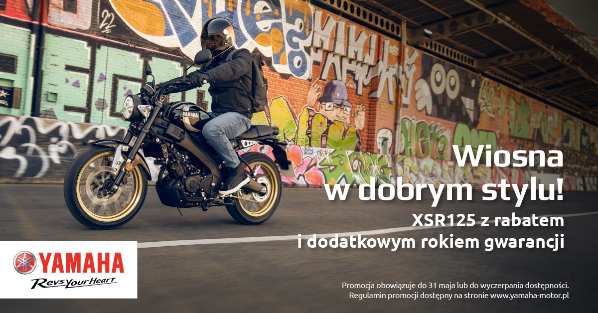 XSR125 i XSR125 Legacy w obniżonych cenach i dodatkowym rokiem gwarancji